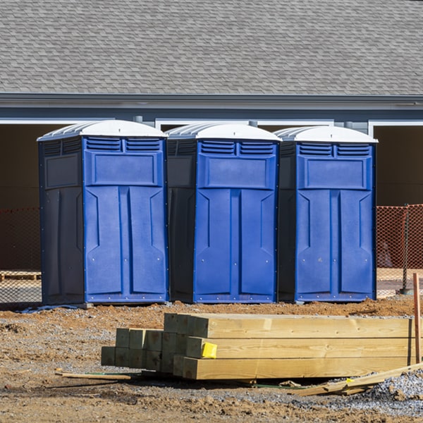 are there any restrictions on what items can be disposed of in the portable toilets in Country Acres Texas